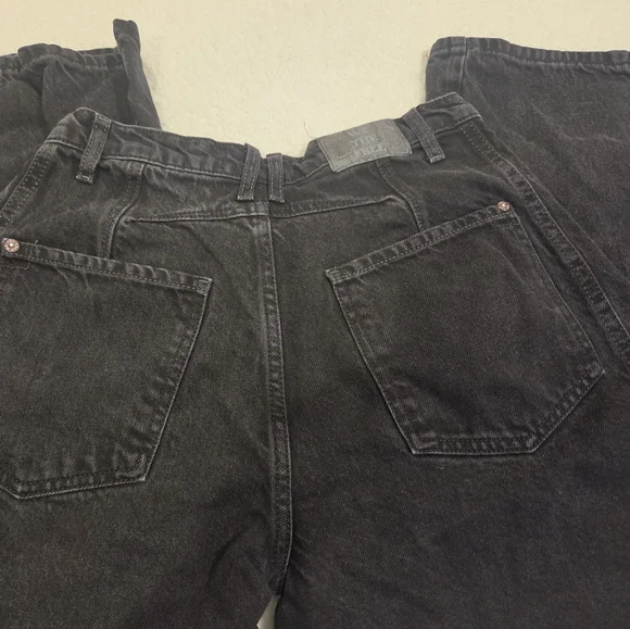 We The Free High-Rise Wide-Leg Jeans in Black - Picture 9 of 10